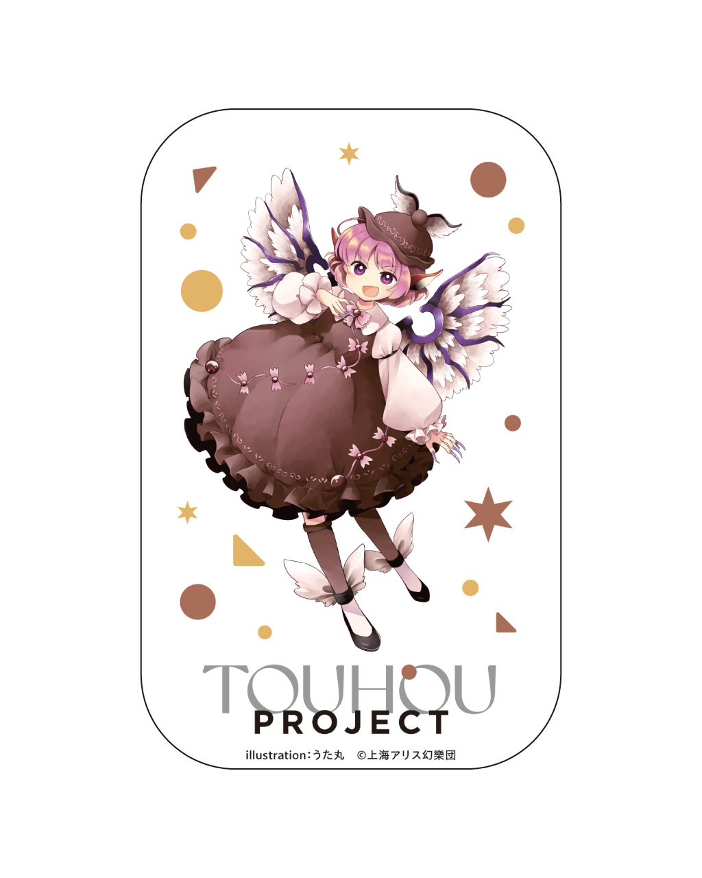 東方Project_缶バッジ ミスティア・ローレライ うた丸