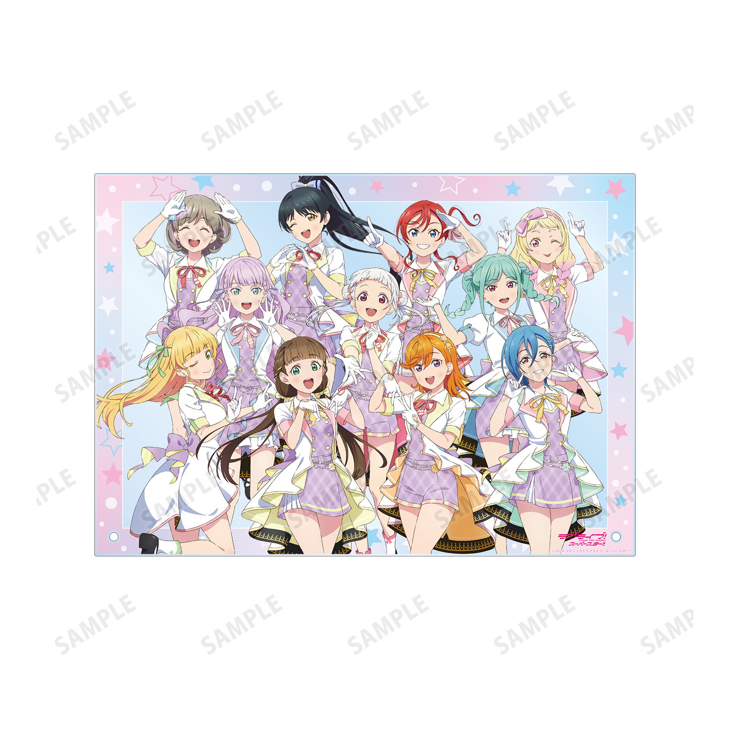 【GiGO限定】 ラブライブ 描き下ろしA4アクリルボード 集合 1点 GiGO限定】 ラブライブ 描き下ろしA4アクリルボード 集合 1点