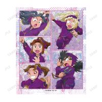 忍たま乱太郎_四年生集合 grunge CANVAS キャンバスボード | 忍たま乱