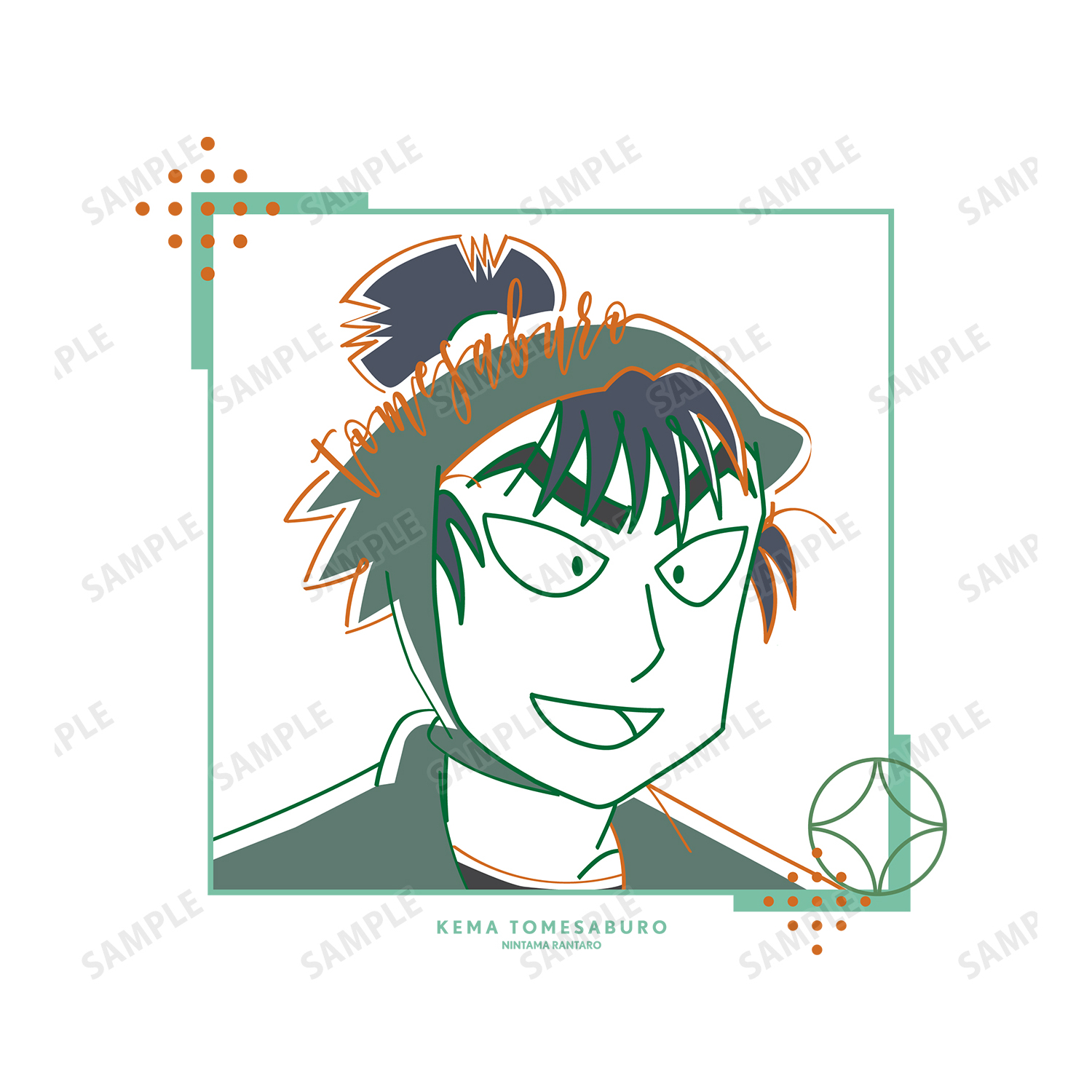 忍たま乱太郎_(サイズ/L)_食満留三郎 lette-graph Tシャツレディース