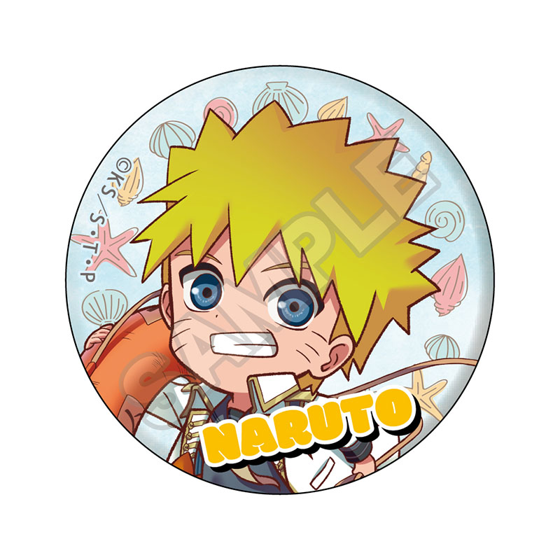 NARUTO-ナルト- 疾風伝_petitry マリンルック 缶バッジ 【BOX／6パック