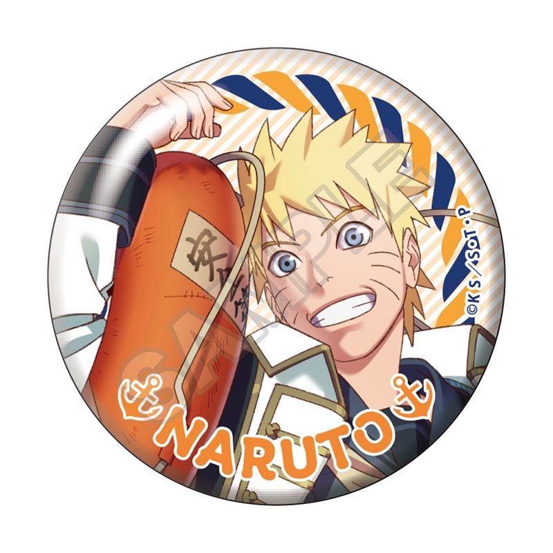 NARUTO　缶バッジ　マリンルック　アニメイト　うちはイタチ　50点 NARUTO-ナルト- 疾風伝_マリンルック 缶バッジ【BOX／6パック入り