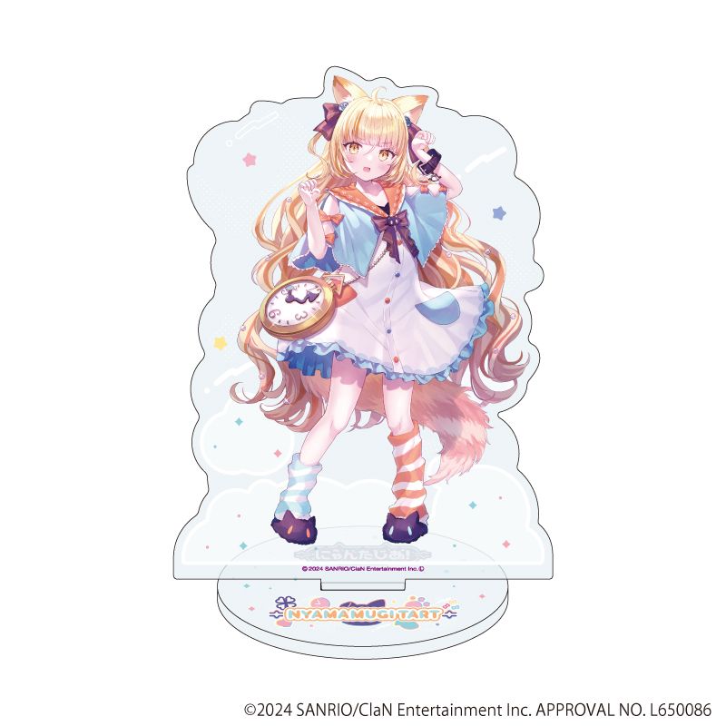 にゃーお アクリルスタンド4個 にゃんたじあ！_アクリルスタンド06/若魔麦たると 2024誕生日ver.(公式