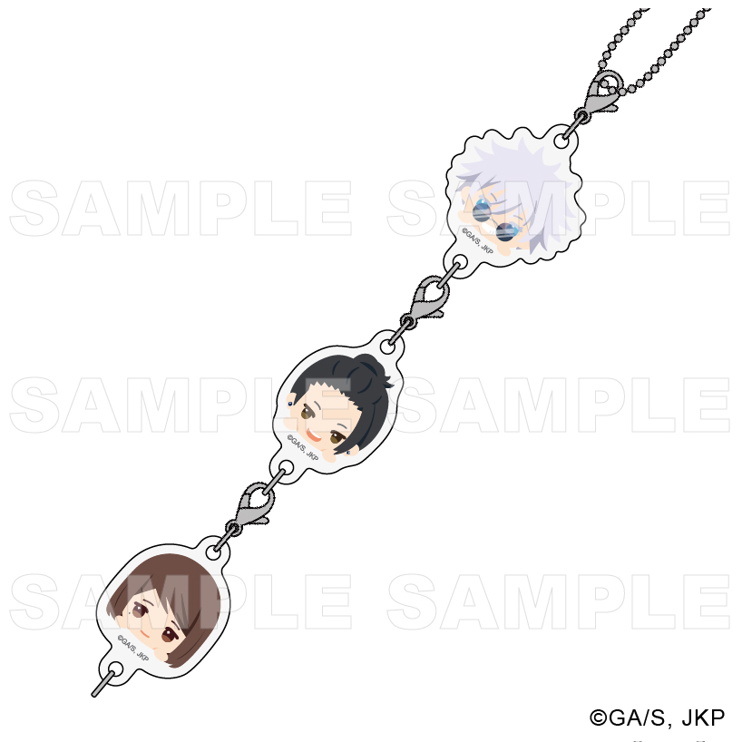 呪術廻戦 じゅじゅつかいせん_ちょこっテ! 連結アクリルキーホルダー 懐玉・玉折 五条・夏油・家入