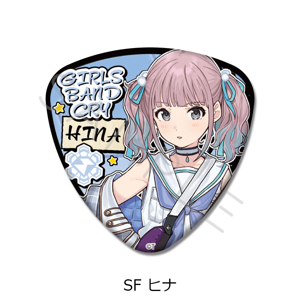 ガールズバンドクライ_第2弾 ピック型缶バッジ SF ヒナ