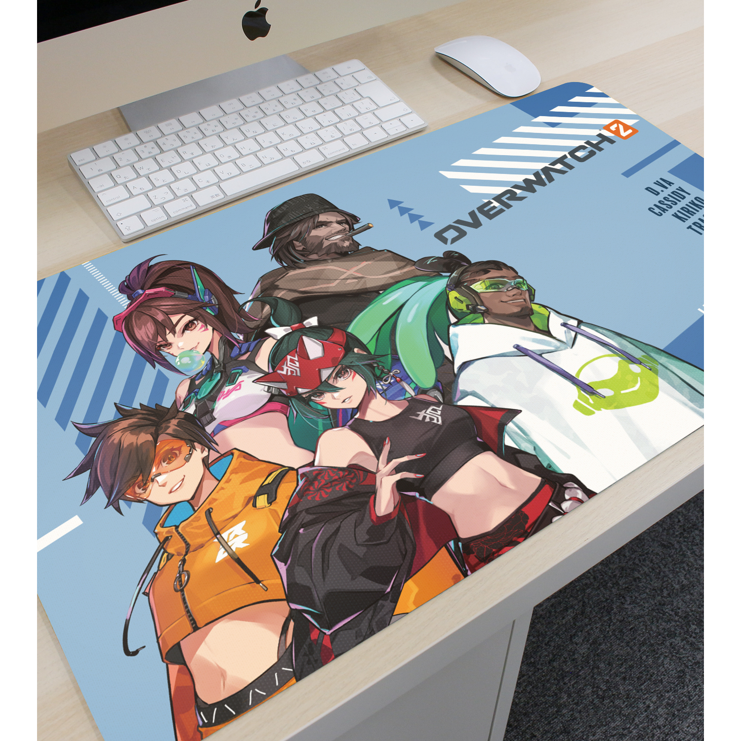 オーバーウォッチ 2_POKImariさんイラスト 集合 マルチデスク オーバーウォッチ 2_POKImariさんイラスト 集合 マルチデスク