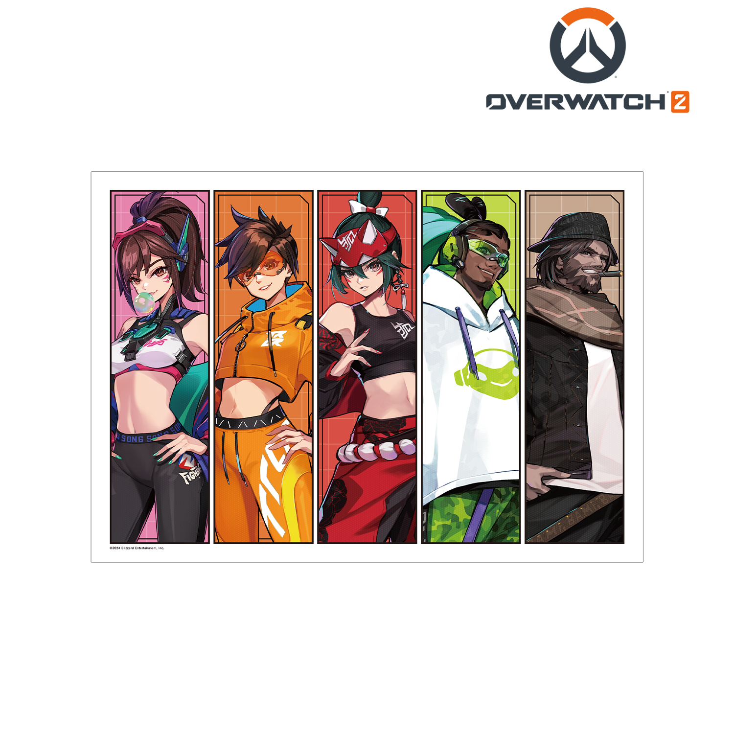 オーバーウォッチ 2_POKImariさんイラスト 集合 A3マット加工ポスター