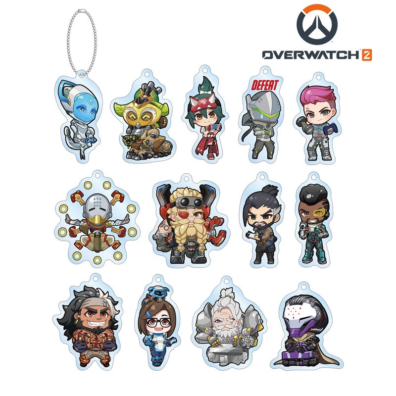 Overwatch2　オーバーウォッチ2　アクリルキーホルダー　未開封BOX オーバーウォッチ 2_トレーディング ちびキャラ アクリルキーホルダー