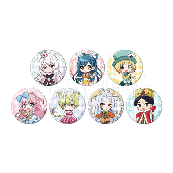 魔都精兵のスレイブ_トレーディング缶バッジ ミニキャラ アリスVer.【BOX／7個入り】