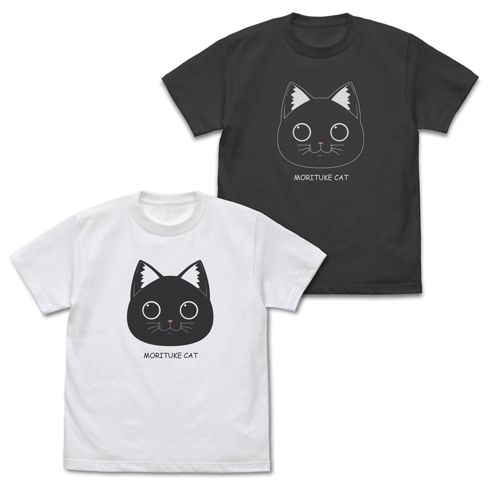 ラーメン赤猫_Sサイズ_サブの「MORITSUKE CAT」 Tシャツ/WHITE