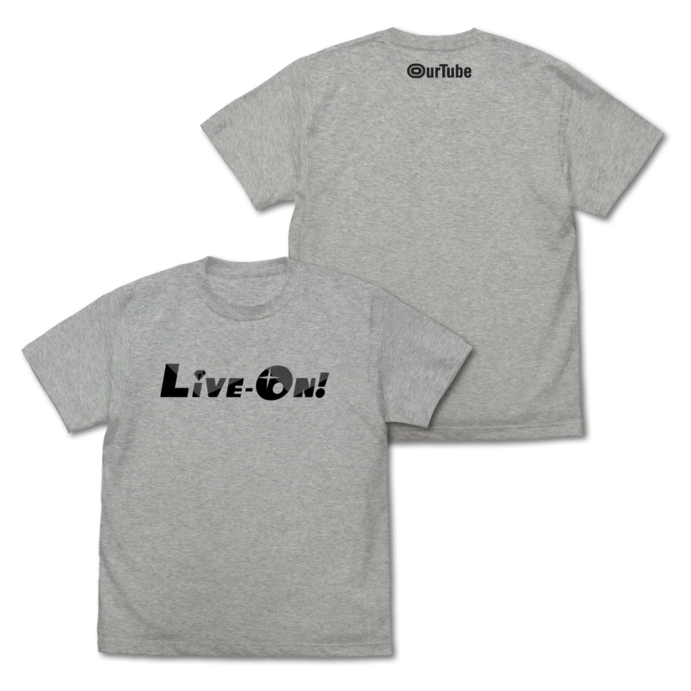 VTuberなんだが配信切り忘れたら伝説になってた_Lサイズ_LiveON! Tシャツ/MIX GRAY