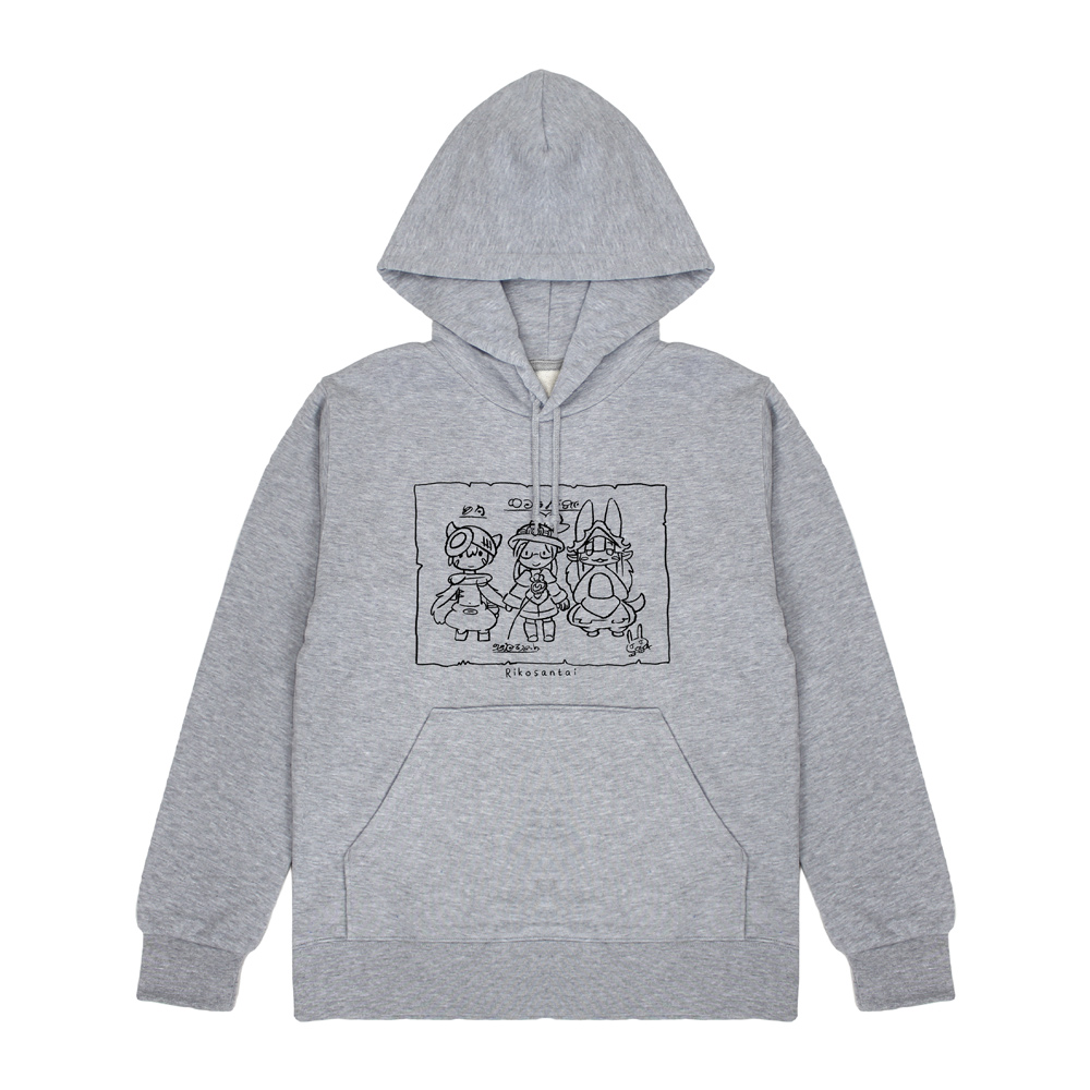 メイドインアビス 烈日の黄金郷_サイズXL_リコさん隊 プルオーバーパーカー Ver.2.0/MIX GRAY