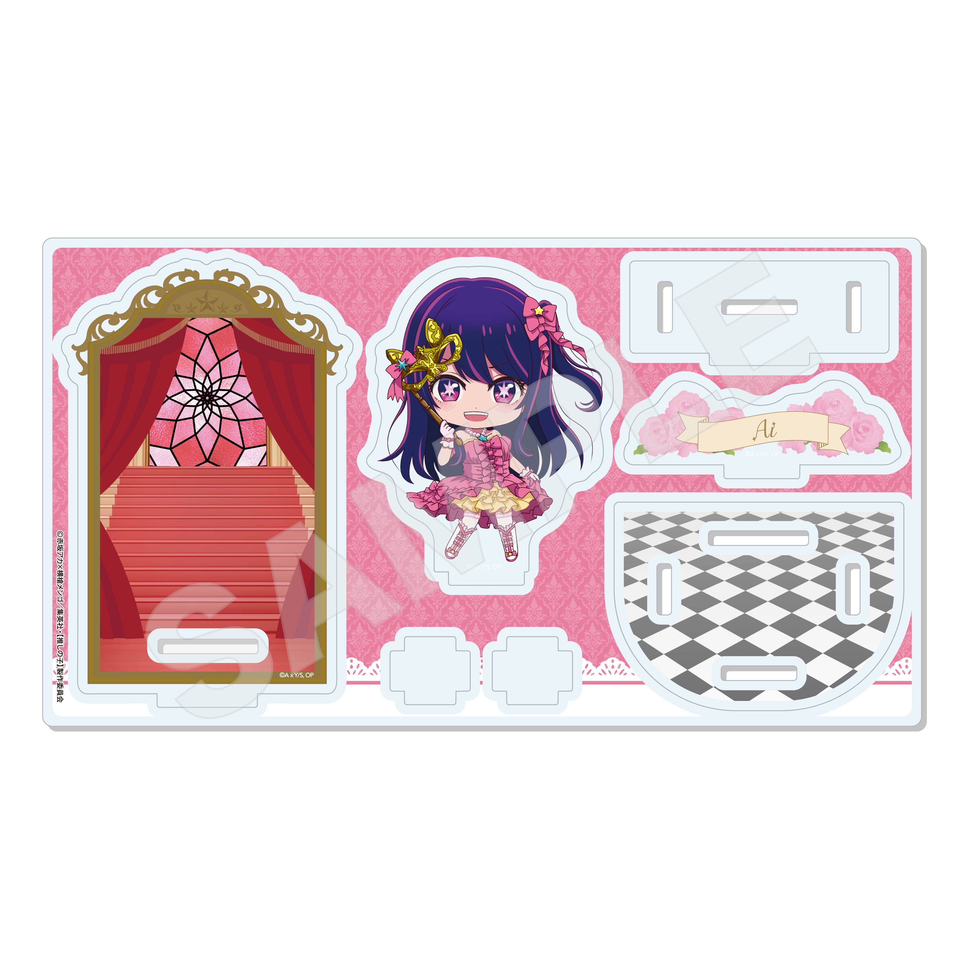 推しの子　ジオラマ　アクリルスタンド　有馬かな　缶バッジ　ブロック　セット 推しの子 ジオラマ アクリルスタンド 有馬かな 缶バッジ