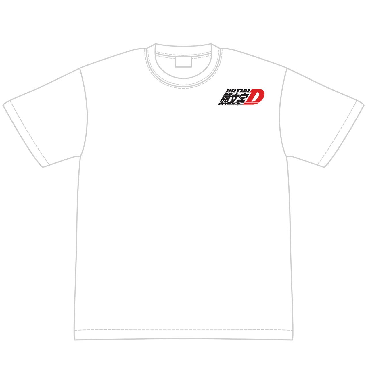 新劇場版 頭文字D_Lサイズ_秋名スピードスターズ 180SX Tシャツ