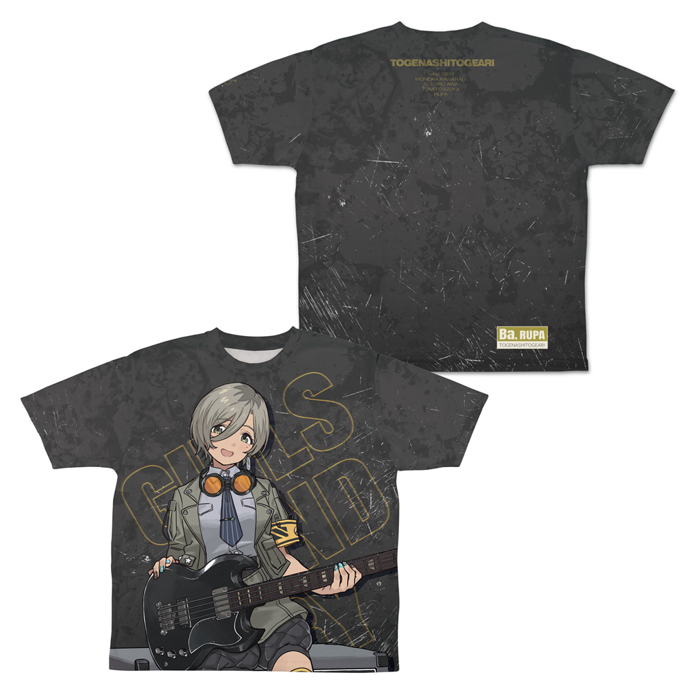 ガールズバンドクライ_Lサイズ_描き下ろし ルパ 両面フルグラフィックTシャツ アー写Ver.