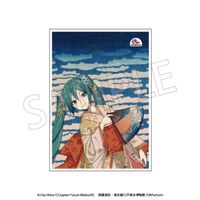 初音ミク_葛飾北斎×初音ミク B2布ポスター 冨嶽三十六景 凱風快晴