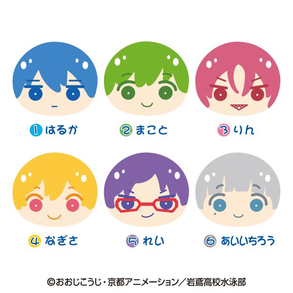 Free!_おまんじゅうにぎにぎマスコット(2025年4月版)【コンプリートBOX