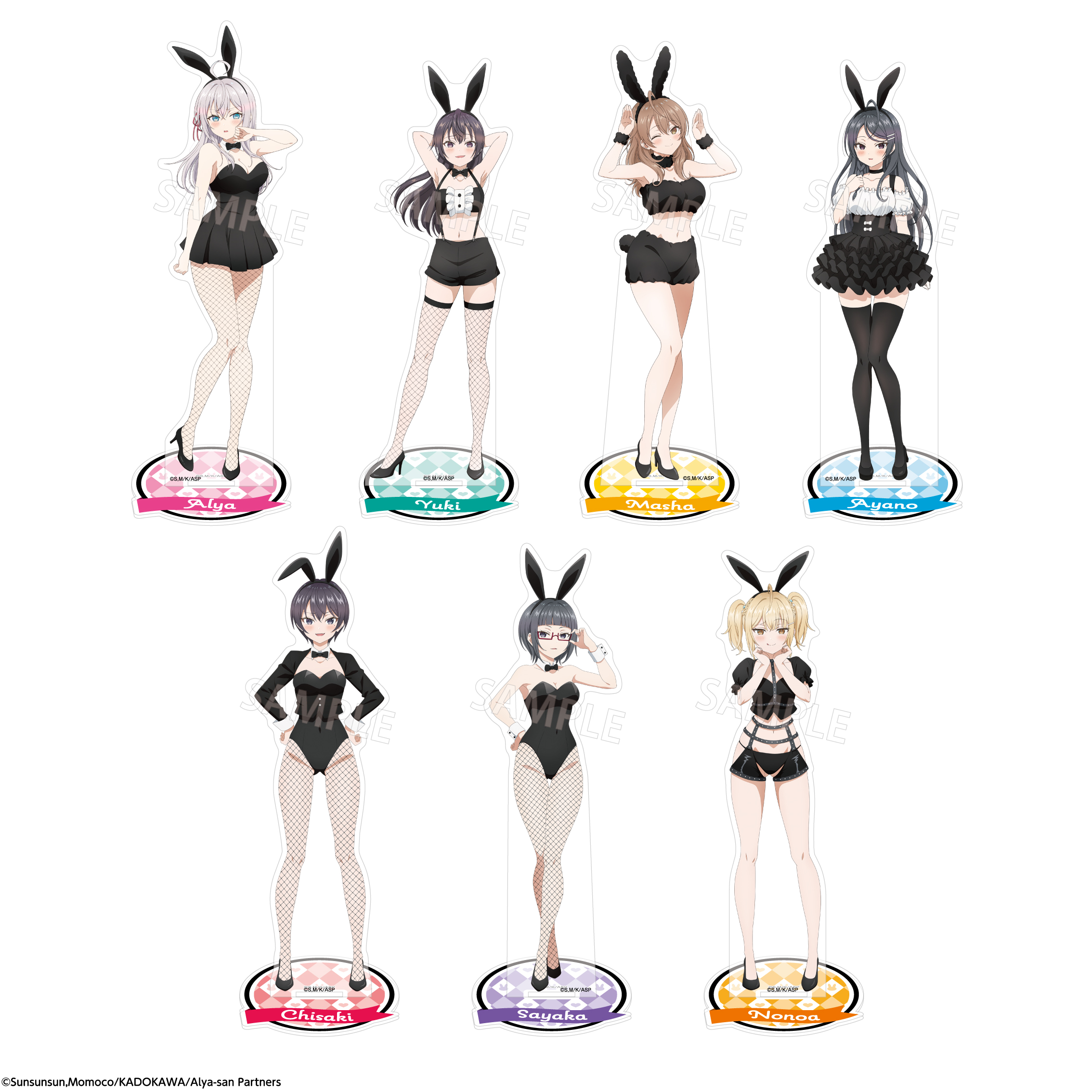 ロシデレ アーリャ 有希 マーシャ バニーガール BIGアクリル