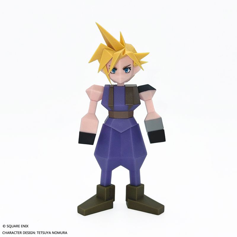 ファイナルファンタジーVII_ポリゴンソフビ クラウド・ストライフ