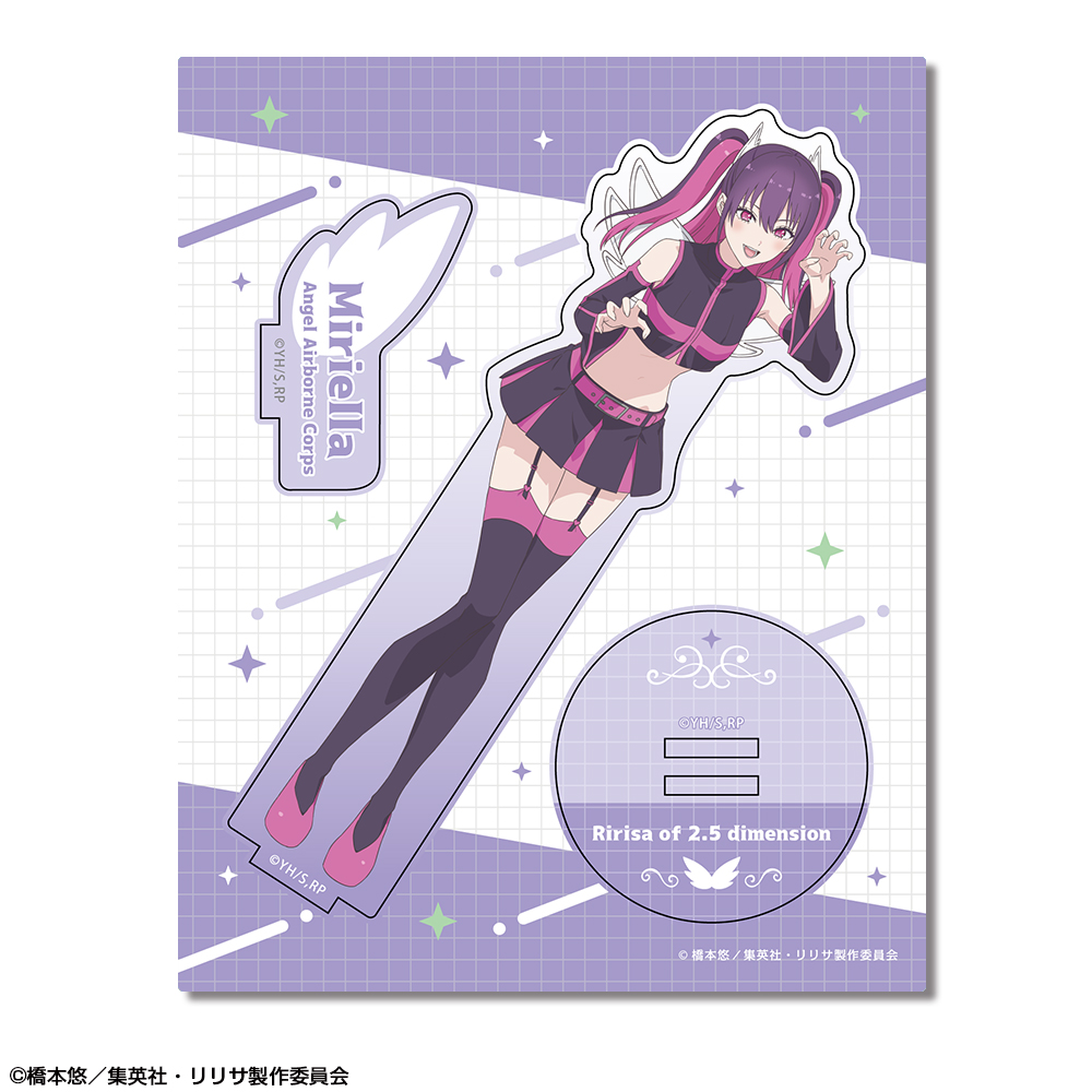 2.5次元の誘惑_木製スタンド Ver.2 デザイン06(ミリエラ/天使空挺隊B)