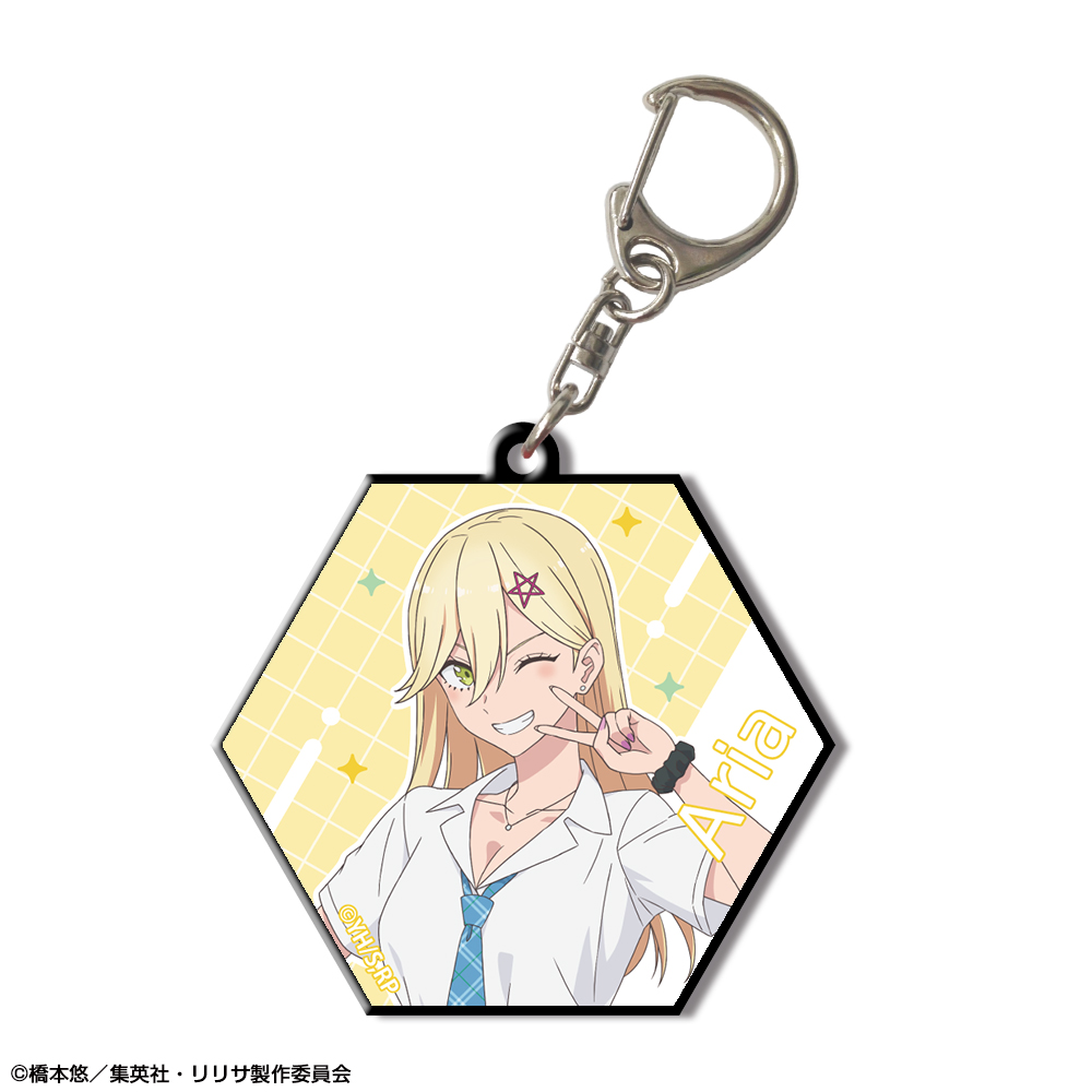 2.5次元の誘惑_ラバーキーホルダー Ver.2 デザイン08(喜咲アリア)