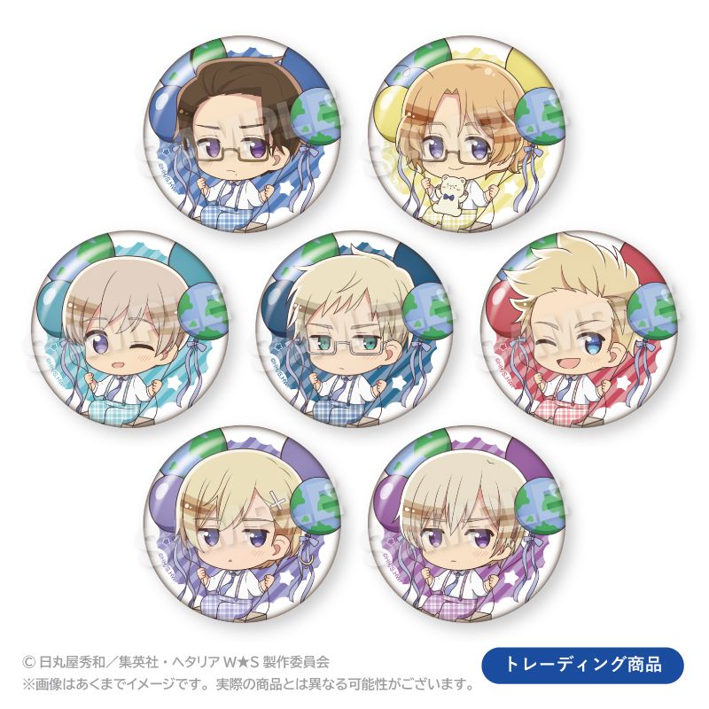 ヘタリア World☆Stars_トレーディングばるんこ缶バッジ Cボックス