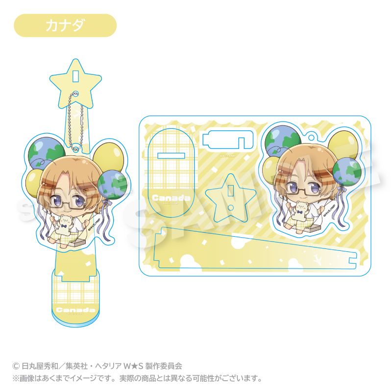 ヘタリア World☆Stars_ばるんこスタンドキーホルダー カナダ
