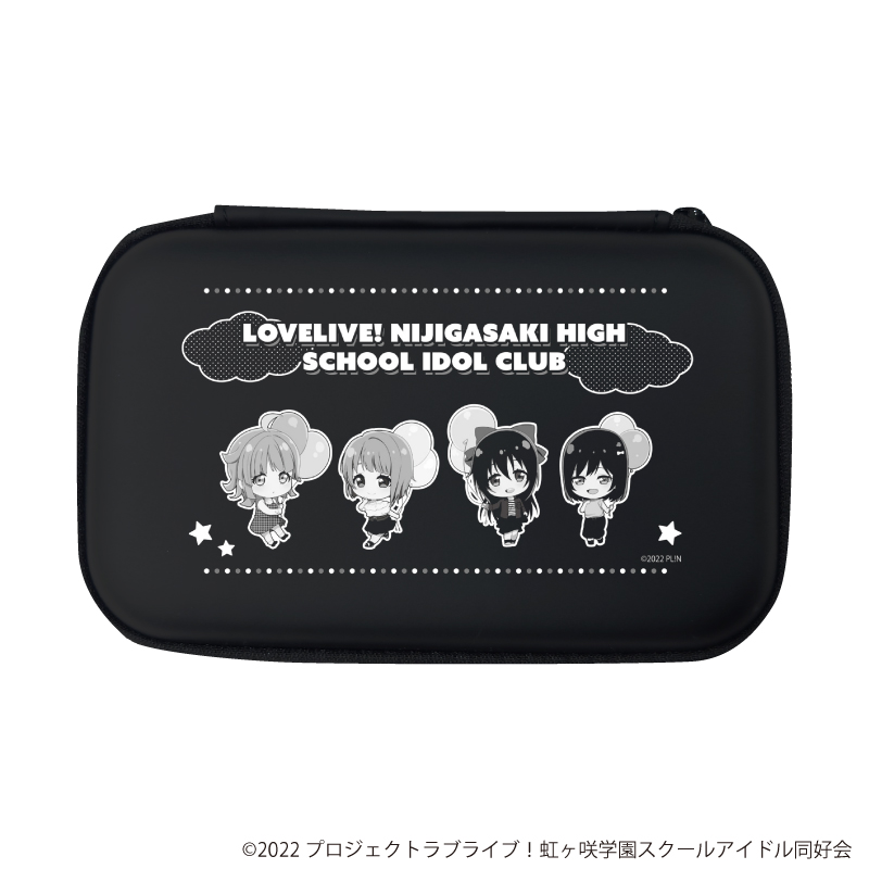 ラブライブ！虹ヶ咲学園スクールアイドル同好会_モバイルアクセサリーケース01/かすみ＆しずく＆璃奈＆栞子 おでかけver.(ミニキャライラスト)