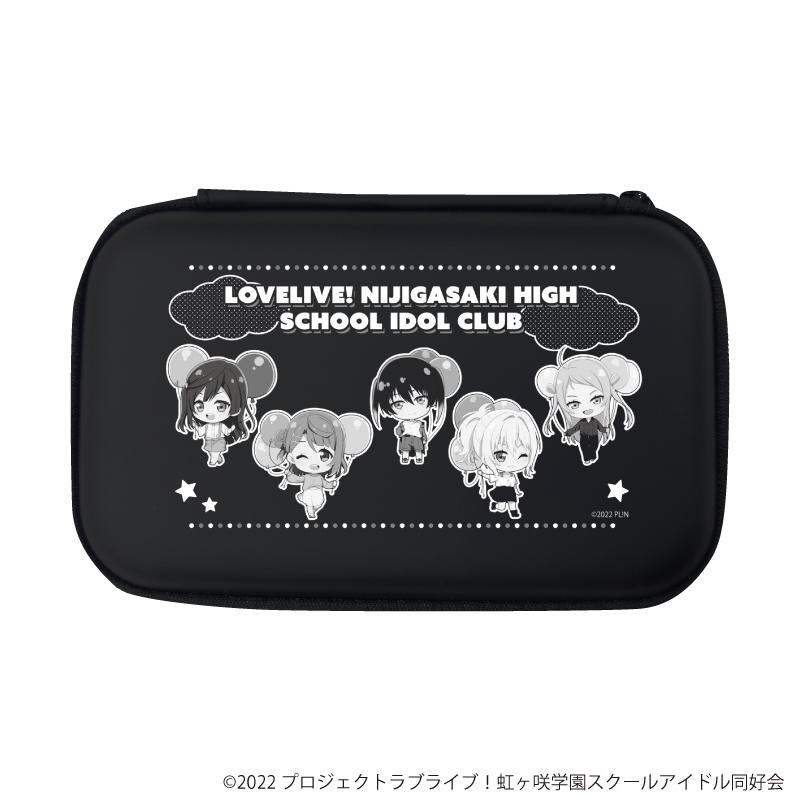 ラブライブ！虹ヶ咲学園スクールアイドル同好会_モバイルアクセサリーケース02/侑＆歩夢＆愛＆せつ菜＆嵐珠 おでかけver.(ミニキャライラスト)