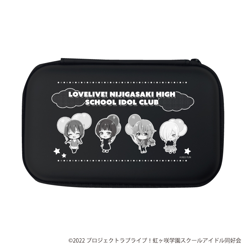 ラブライブ！虹ヶ咲学園スクールアイドル同好会_モバイルアクセサリーケース03/果林＆彼方＆エマ＆ミア おでかけver.(ミニキャライラスト)