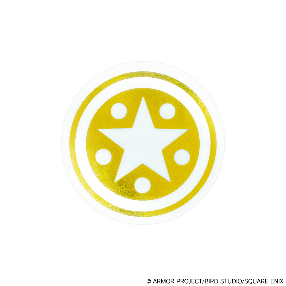 ドラゴンクエスト_メタリックダイカットステッカー ちいさなメダル