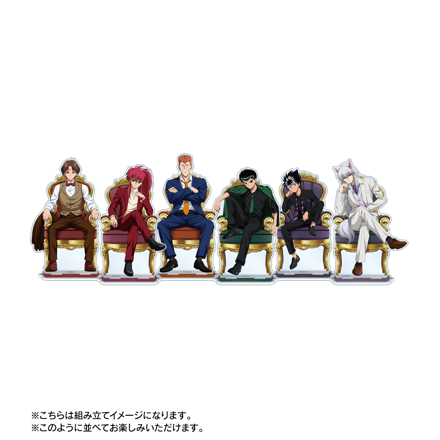 幽☆遊☆白書_描き下ろし 妖狐蔵馬 玉座ver. 特大アクリルスタンド