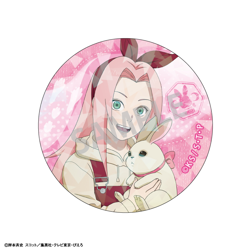 NARUTO-ナルト- 疾風伝_トレーディングホログラム缶バッジ 少年