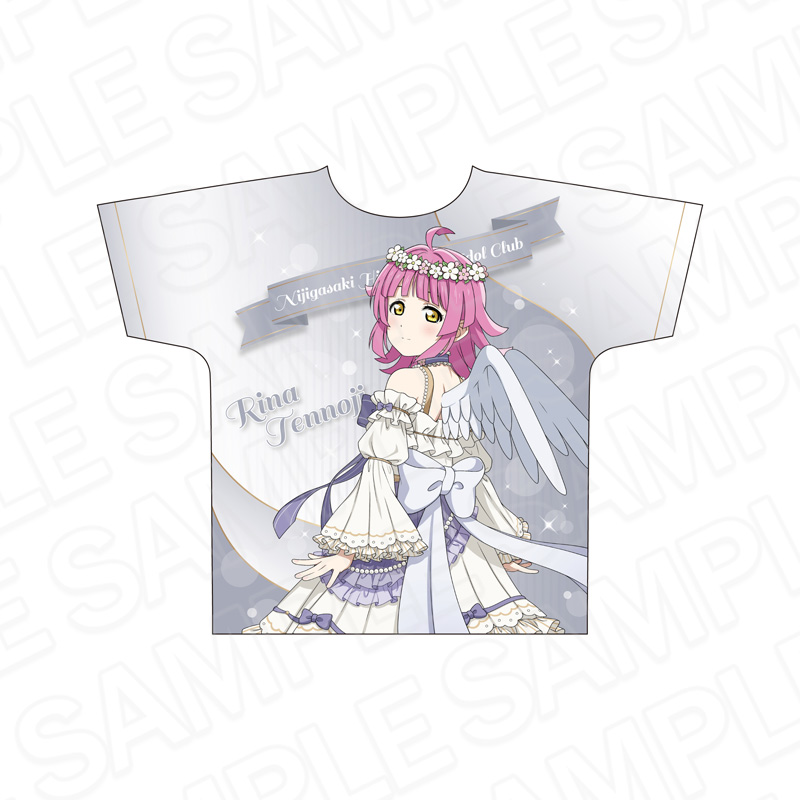 ラブライブ!虹ヶ咲学園スクールアイドル同好会_フルグラフィックTシャツ 天王寺璃奈 天使と悪魔 ver