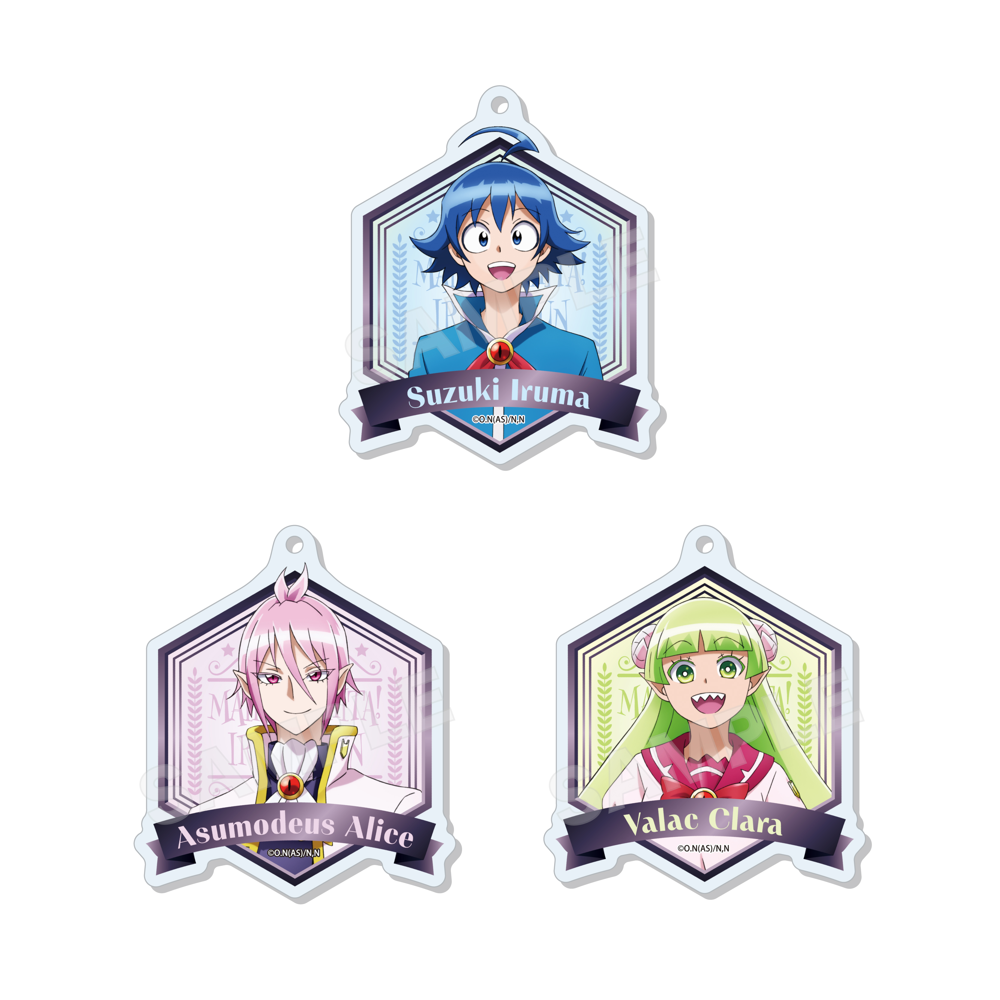 魔入りました入間くん アクリルプレートキーホルダーセット 魔入りました！入間くん トレーディングアクリルキーホルダー