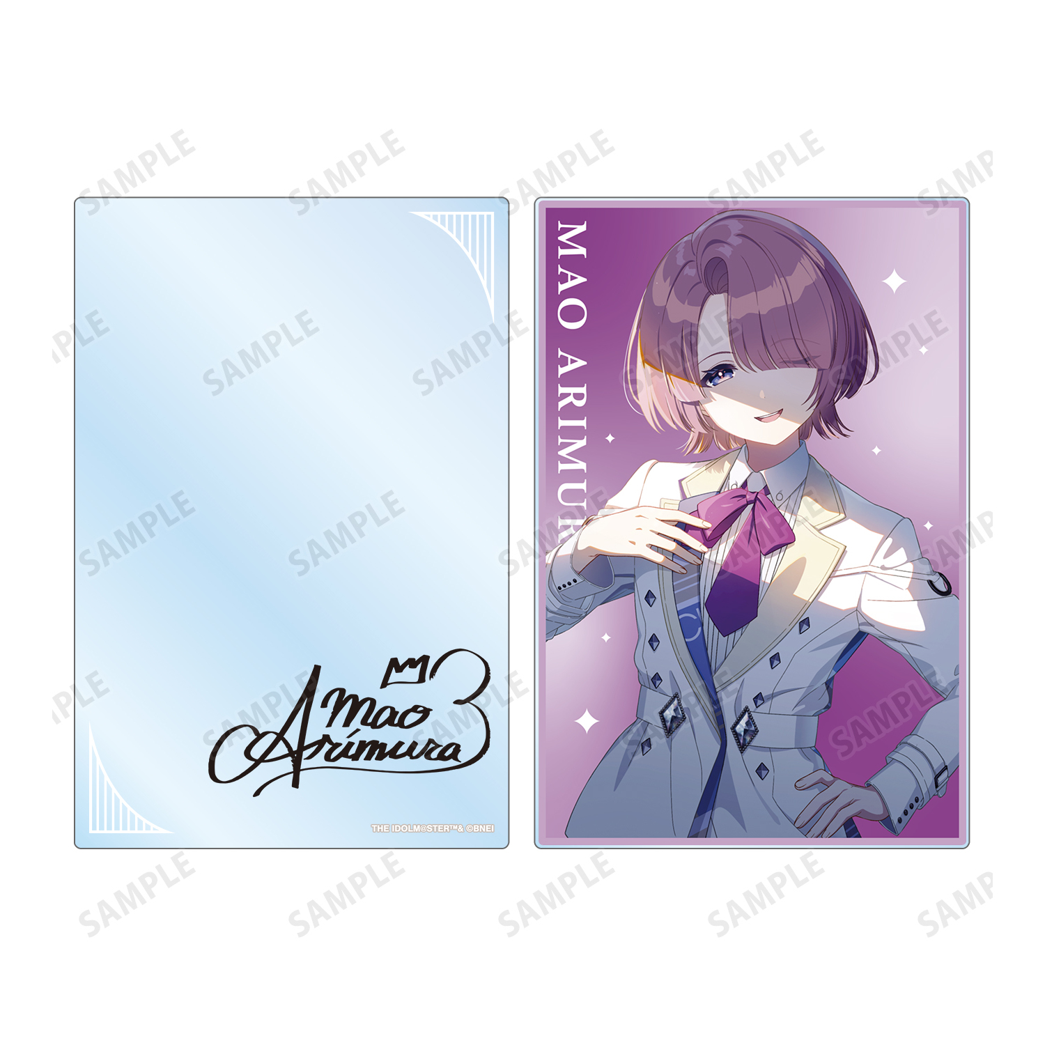 【非売品】学園アイドルマスター 有村麻央 A3 サイズ クリアポスター 非売品】学園アイドルマスター 有村麻央 A3 サイズ クリア