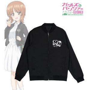 ガールズ＆パンツァー 最終章_Lサイズ_描き下ろし デート私服ver. 西住みほ 着用 スタジアムジャケットユニセックス