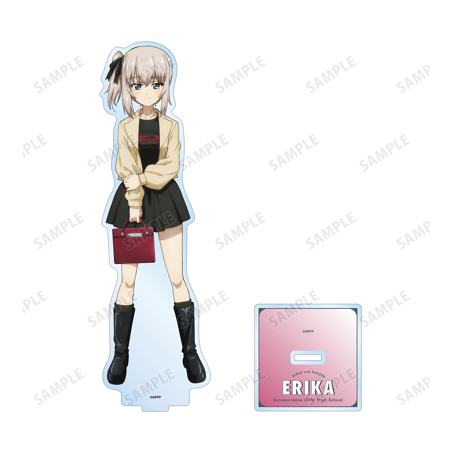紙製品(キャラクター)　西住まほ＆逸見エリカ 豪華描下ろし仕様二つ折り色紙 「ガールズ＆パンツァー 劇場版」 ガルパンツァーシャツ・クルツ AnotherAngle通販購入特典 西住まほ＆逸見エリカ 豪華描下ろし仕様二つ折り色紙 ガールズ