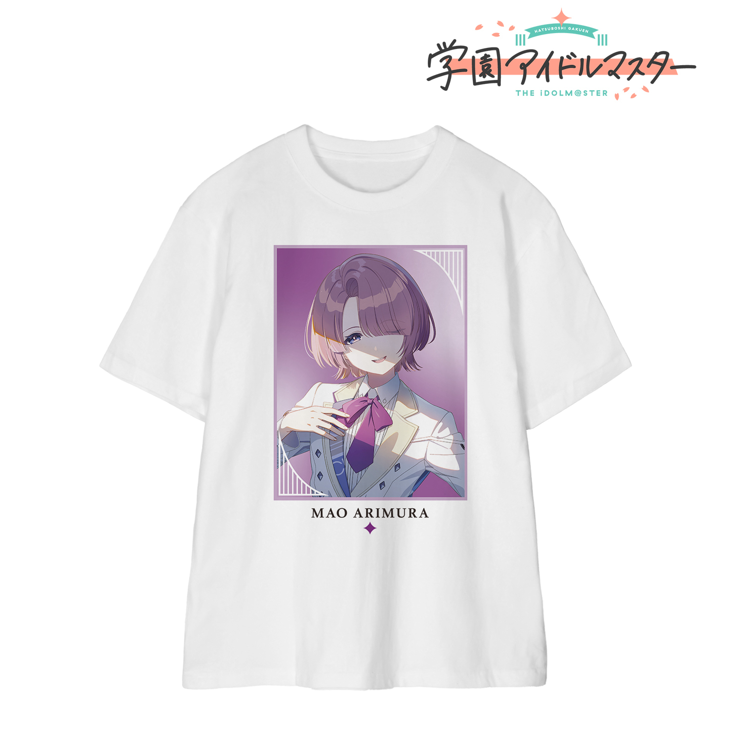 学園アイドルマスター_Lサイズ_有村麻央 Tシャツメンズ