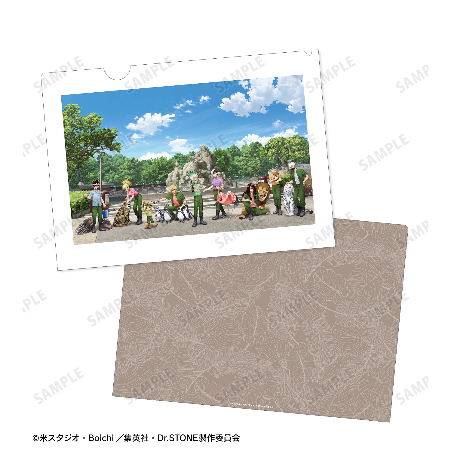 Dr.STONE_描き下ろし 集合 飼育係ver. クリアファイル | 公式