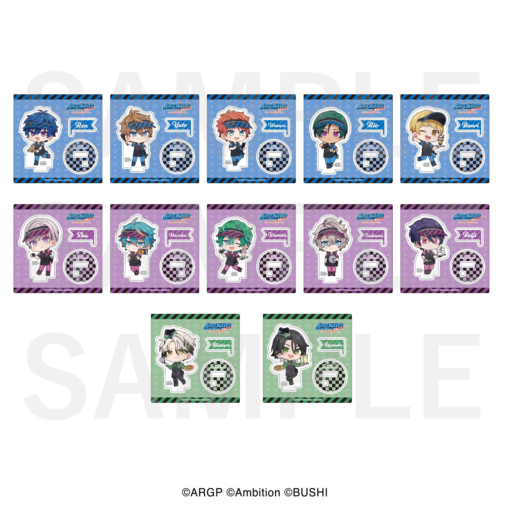 アルゴナビス -キミが見たステージへ-×E-DINER_トレーディングミニキャラアクリルスタンドVol.A　【BOX／12個入り】