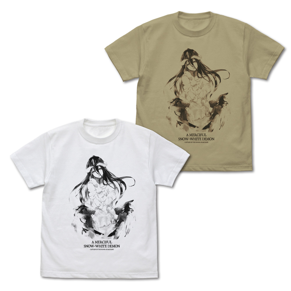 劇場版オーバーロード聖王国編_Mサイズ_アルベド Tシャツ 慈悲深き純白の悪魔 Ver./WHITE