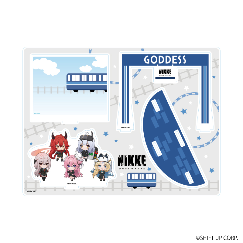 勝利の女神NIKKE(ニケ) GODDESS ドット　アクリルジオラマ Amazon.co.jp: 勝利の女神 NIKKE ジオラマアクリルスタンド