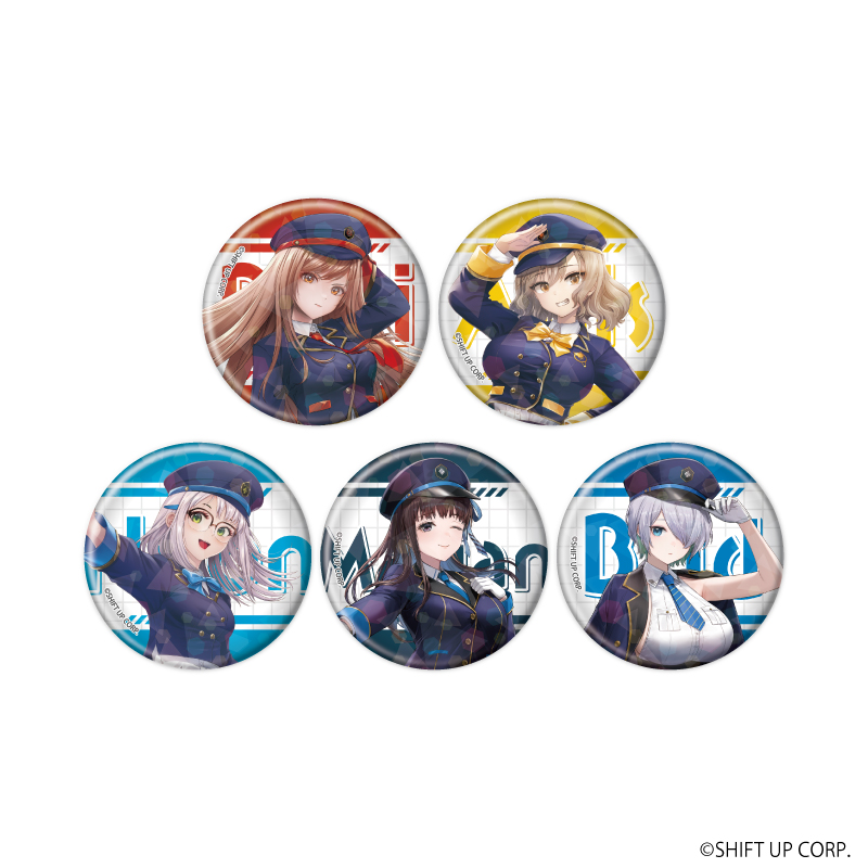 勝利の女神：NIKKE_(57mm)_ホログラム缶バッジ01/BOX(全5種)(描き起こしイラスト)【コンプリートBOX/5個入り】