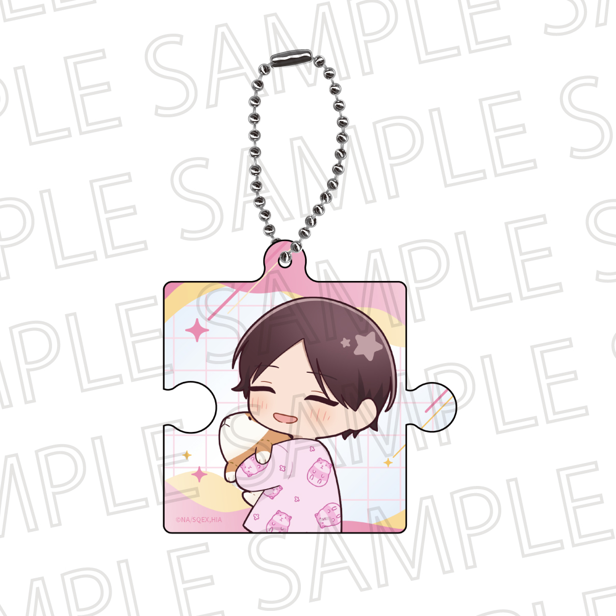 合コンに行ったら女がいなかった話_りらたいむ パズルキーホルダー 萩