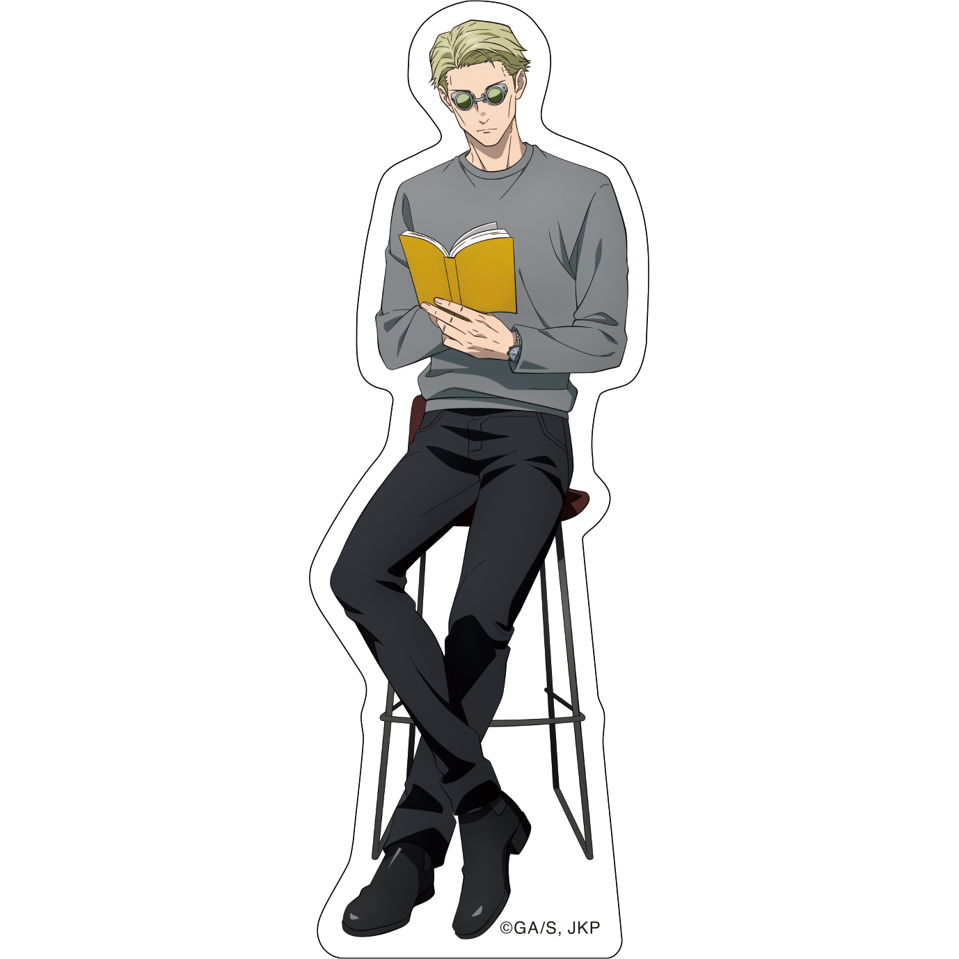 呪術廻戦　第2期_ダイカットステッカー／七海建人　読書