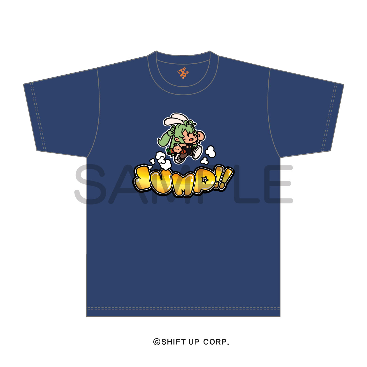 勝利の女神:NIKKE_サイズXL_Tシャツ RUNNING SODA! ネイビー