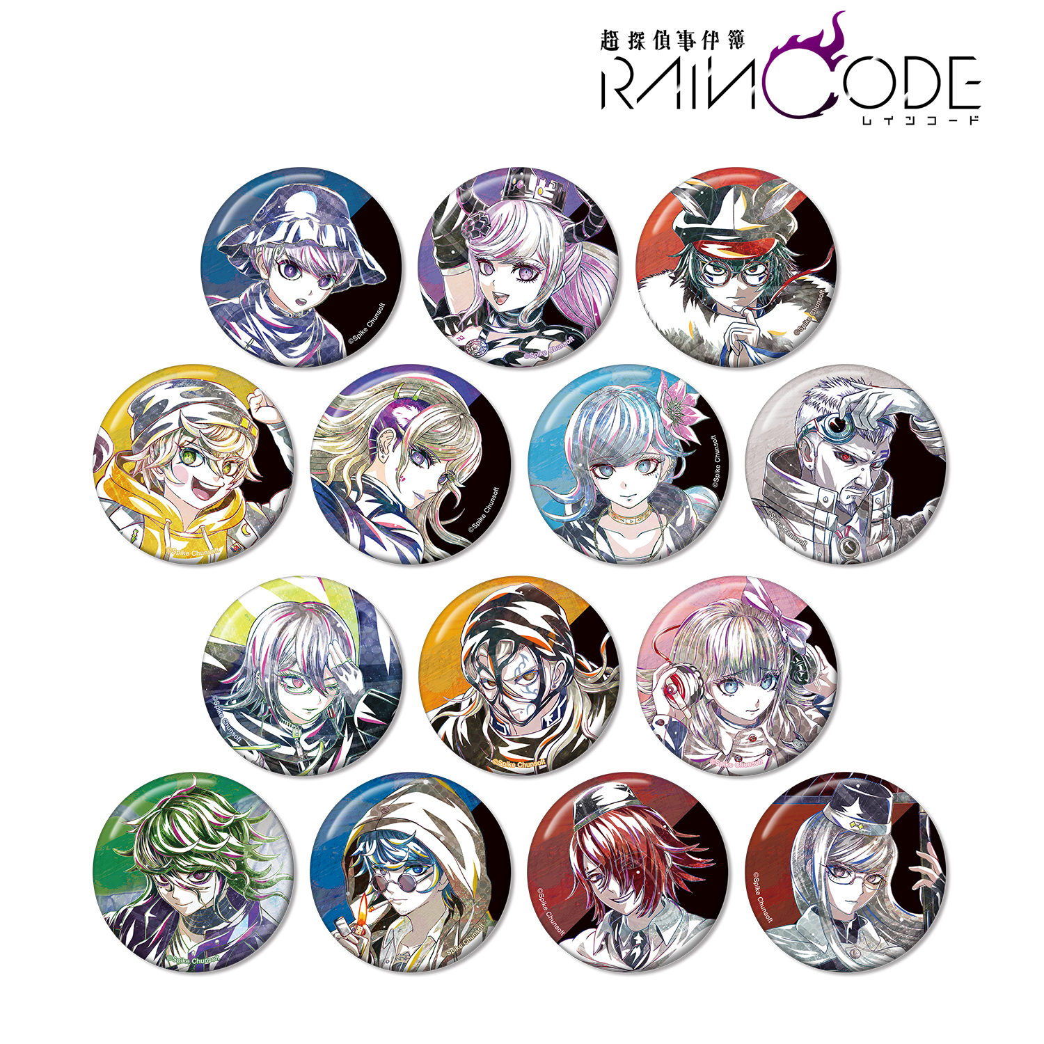 レインコード ヨミー 缶バッジ 10点セット レインコード ヨミー 缶バッジ 10点セット