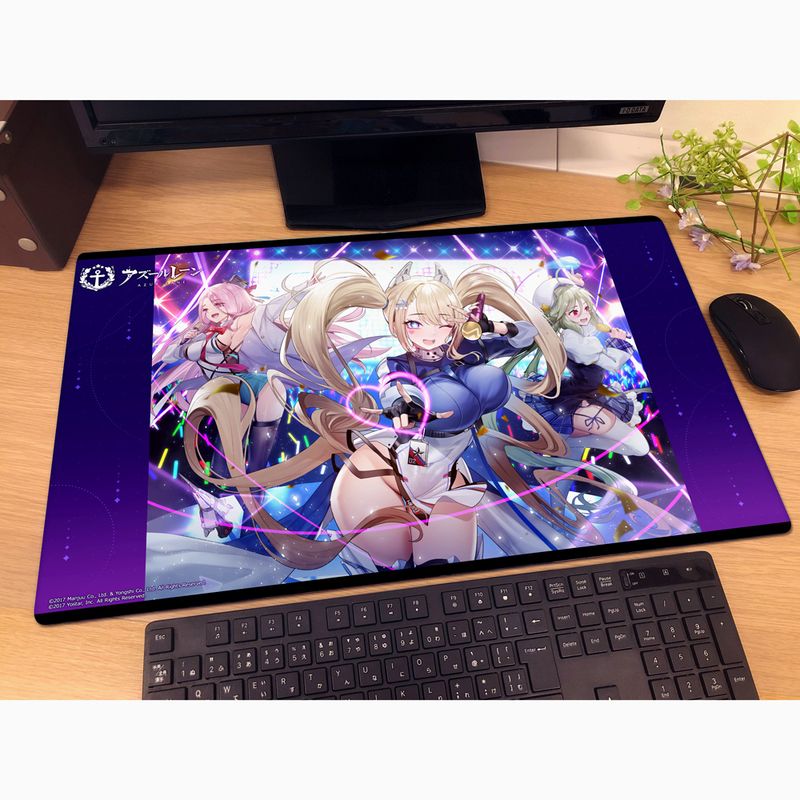アズールレーン_ラバーマット(グアム&レキシントン&コメット
