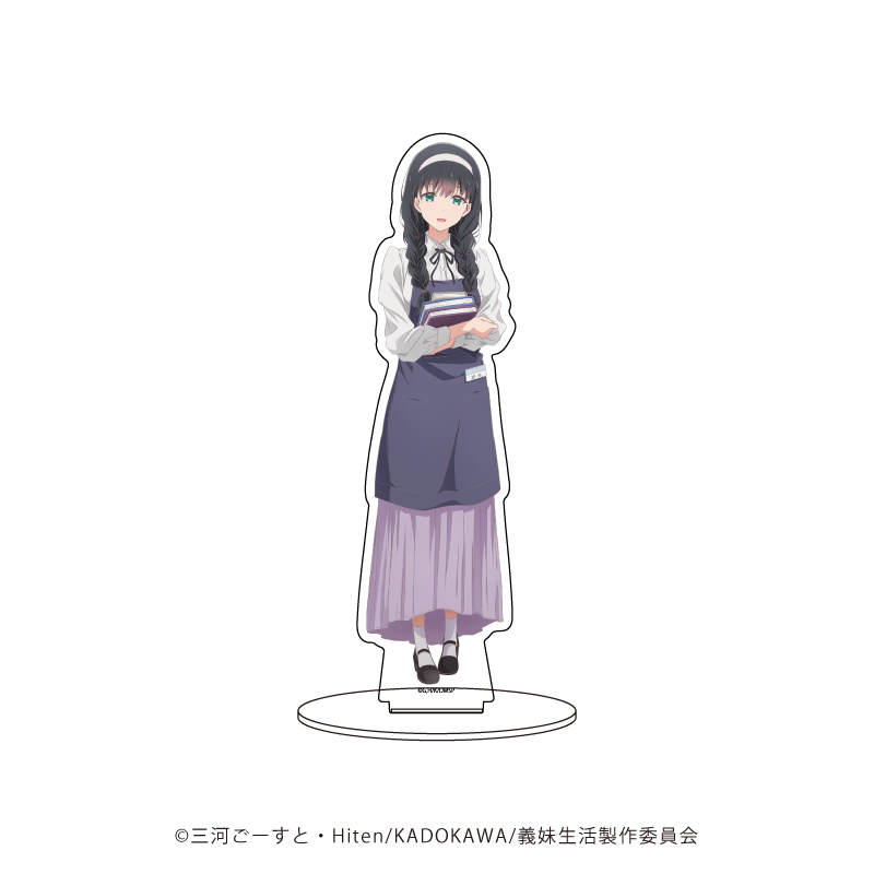 義妹生活_アクリルスタンド05/読売栞　バイト着ver.(描き下ろしイラスト)